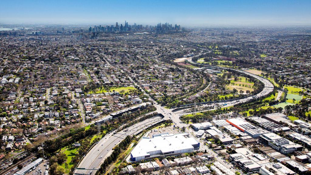 Melbourne city fringe_Aerial view