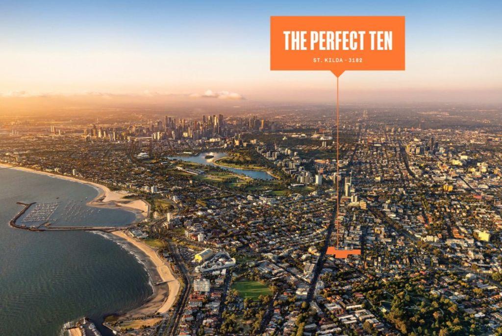 The parcel of land consists of 10 addresses across 12 separate titles