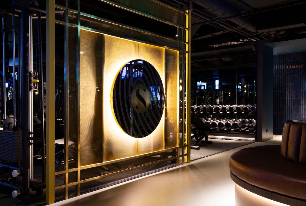 The luxurious fit-out at health club SOMA Collection in Sydney.
