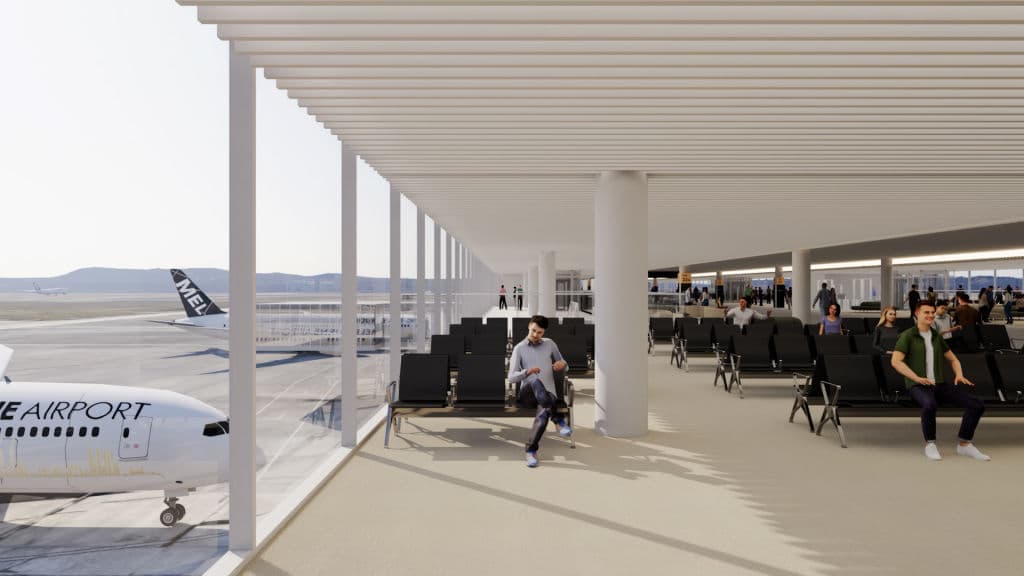 Melbourne Airport T2 renders