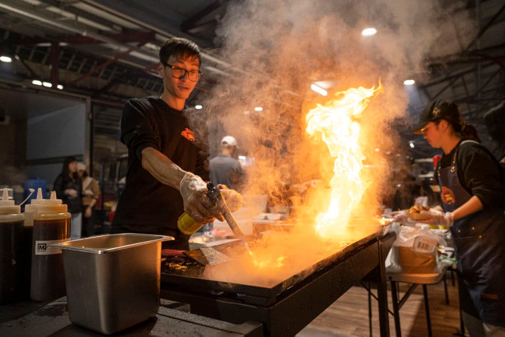 The Queen Victoria Market's Hawker 88 Night Market, running from April 8 until May 6.