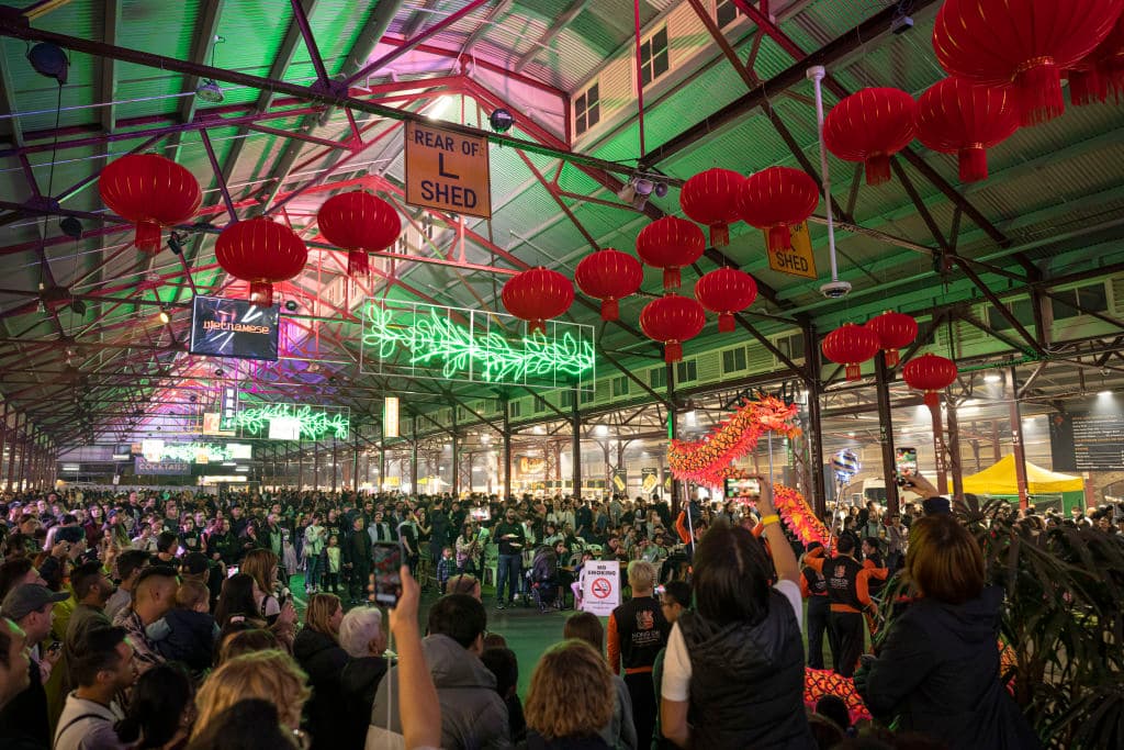 The Queen Victoria Market's Hawker 88 Night Market, running from April 8 until May 6.