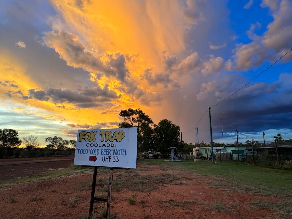 sign of the Cooladdi town