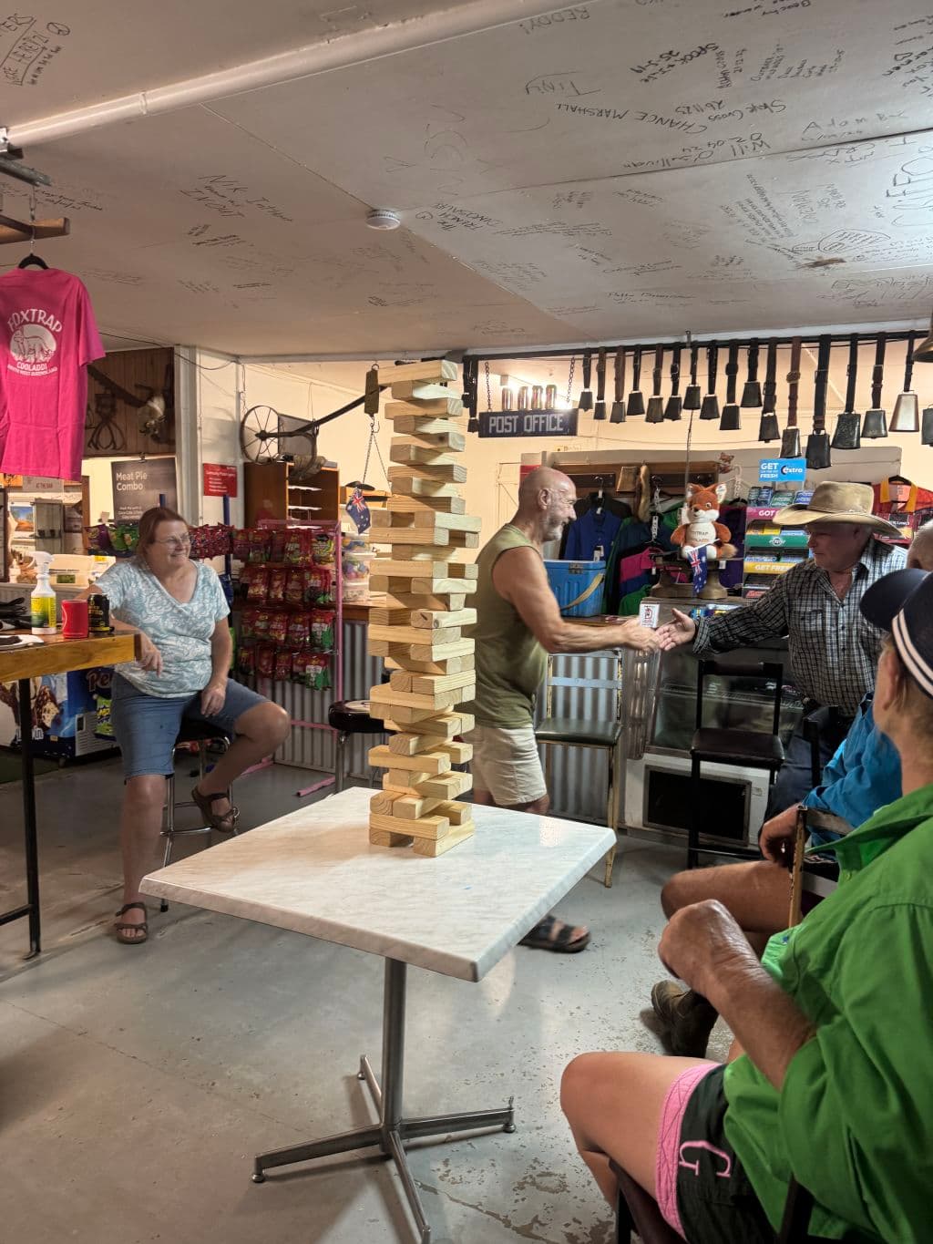 Inside the Fox Trap at Cooladdi, QLD