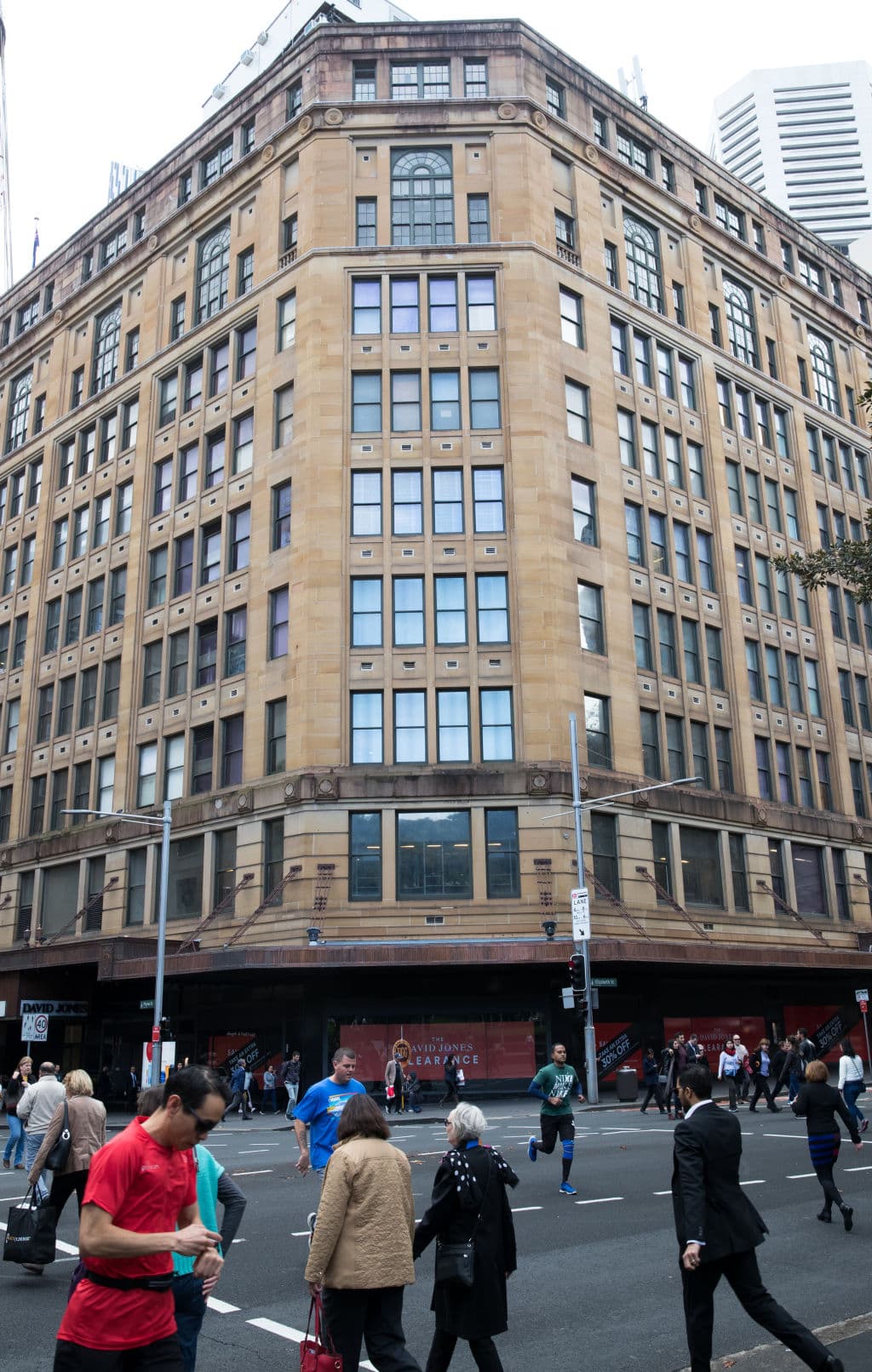 The corner of the David Jones store which will be disappearing in the new renovations of the Sydney CBD store. 20th June 2018 Photo: Janie Barrett