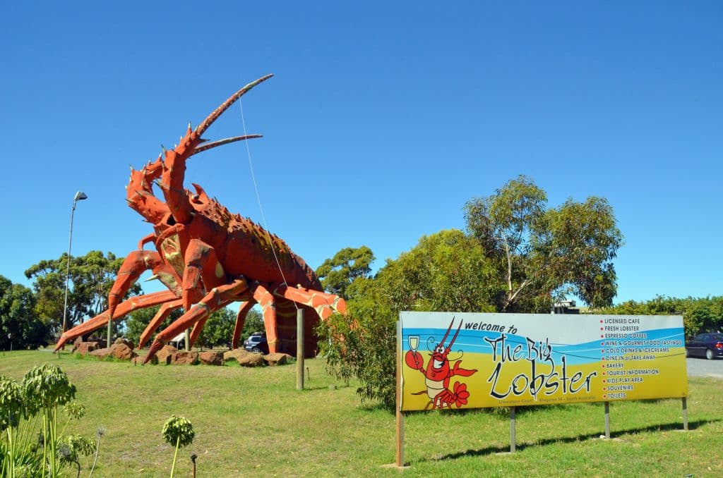 The Big Lobster on the Limestone Coast.