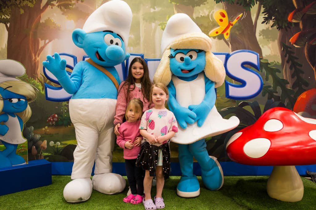 A Smurfs activation at a Stockland precinct.
