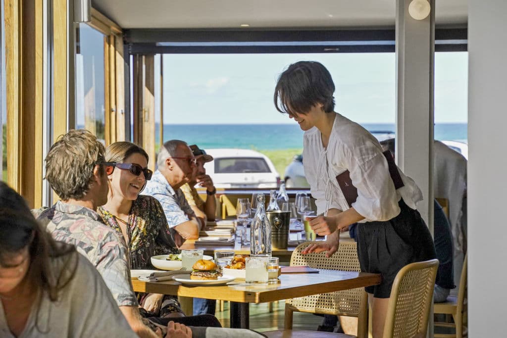 Locals and tourists alike love Shelter, Lennox Head