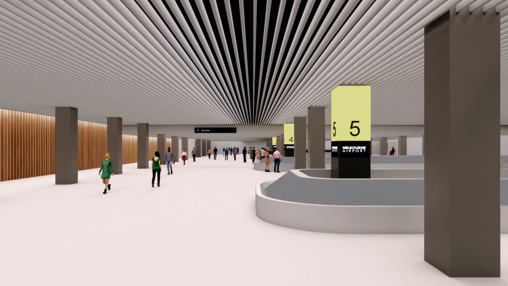Melbourne Airport T2 renders