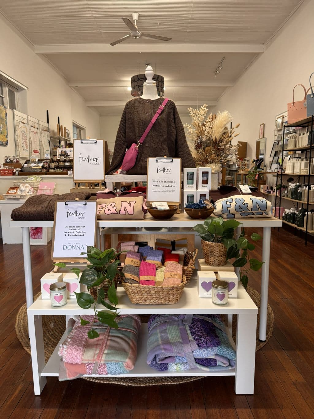 The Moonta Collective in Moonta, which has a refreshed layout and a curated product selection that appeals to both locals and tourists, which owner Jacqui Nelligan says are equally vital.
