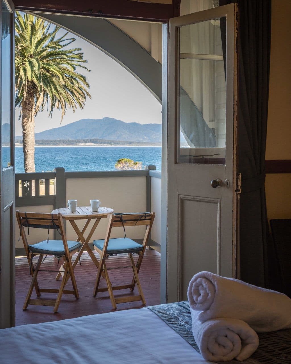 The accomodation at the Bermagui Beach Hotel.