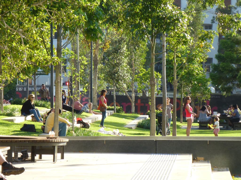 The green space in Sydney's Central Park. Photo: Supplied