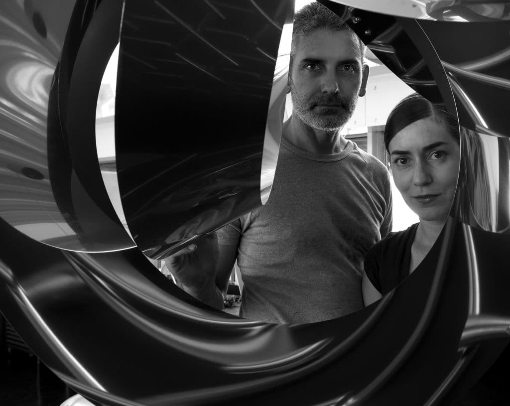 Sculpture_makers_Janos_Korban_and_Stefanie_Flaubert._Photo_Sharrin_Rees_hy01fc