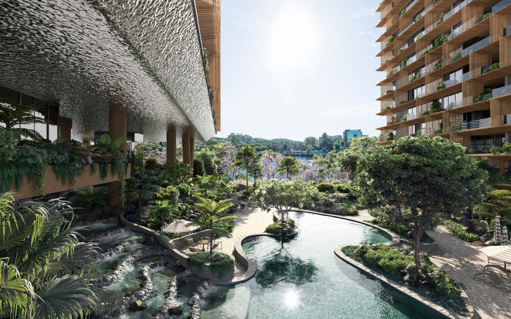 Kengo_Kuma_s_proposed_Brisbane_building_will_have_water_gardens_and_a_light_reflecting_undercroft._Render_Plus_Architecture._tyvrqe