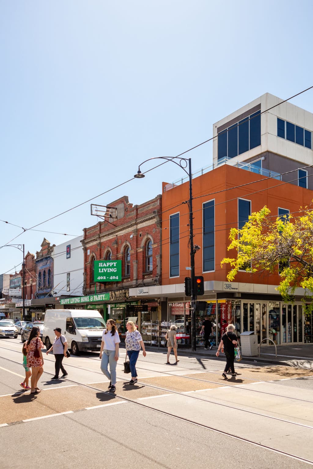 Coburg Melbourne neighbourhood on sunny day