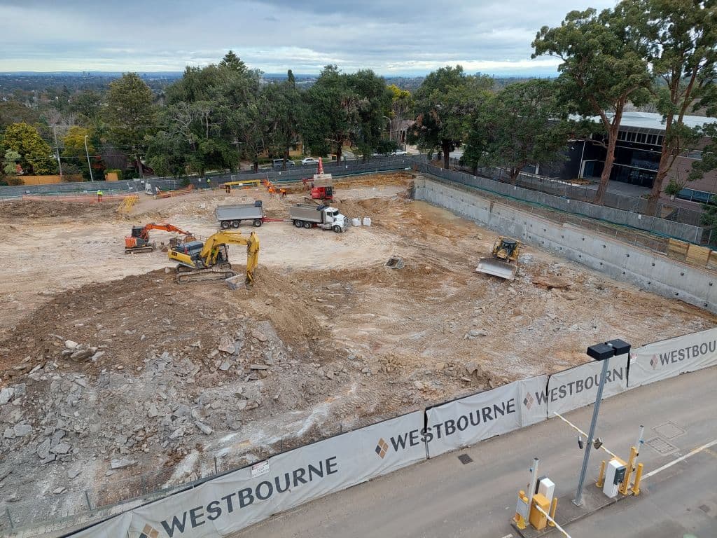 Worksite of new staff