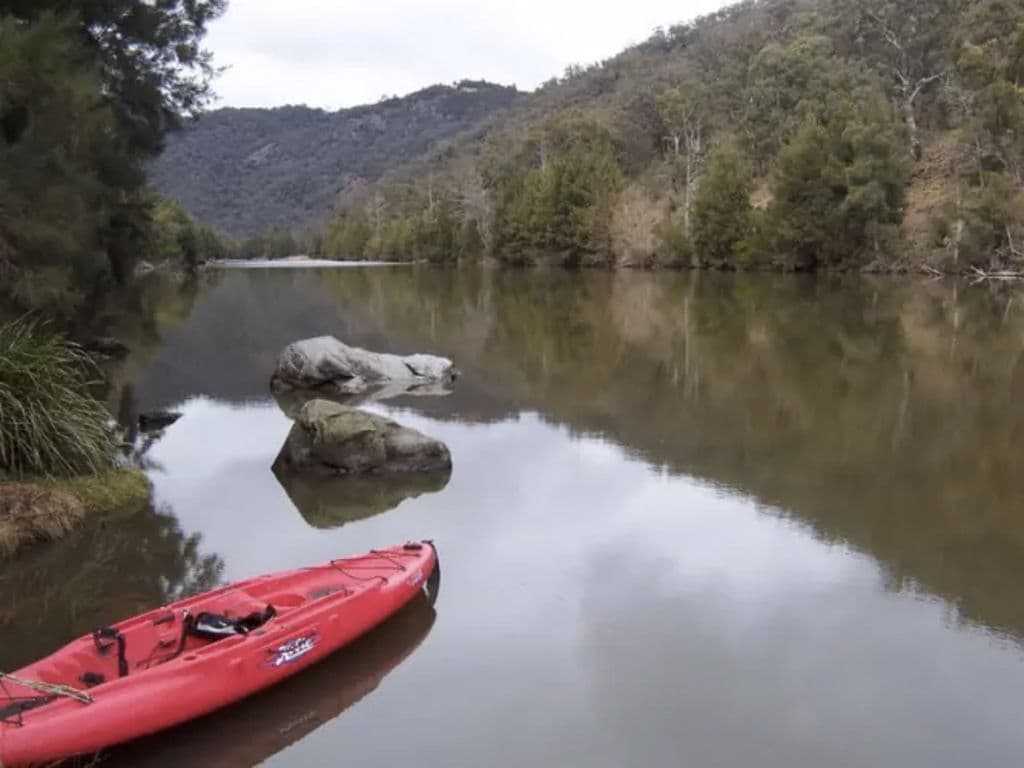 River Island Nature Retreat is on the picturesque Wollondilly River about two-and-a-half hours from Sydney.