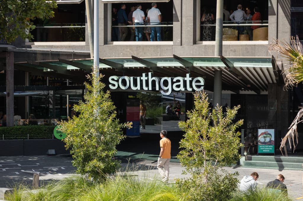 Southbank's Southgate shopping, dining and entertainment complex joined the scene in the '90s, and awaits an upgrade. Photo: Greg Briggs