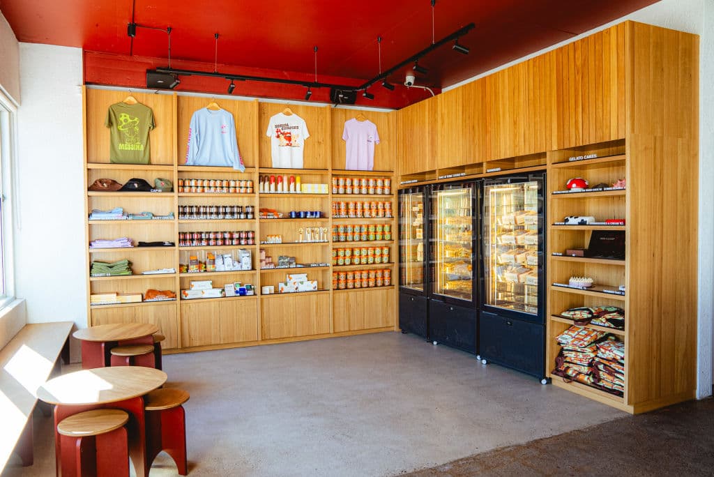 Merchandise inside Messina Marrickville.