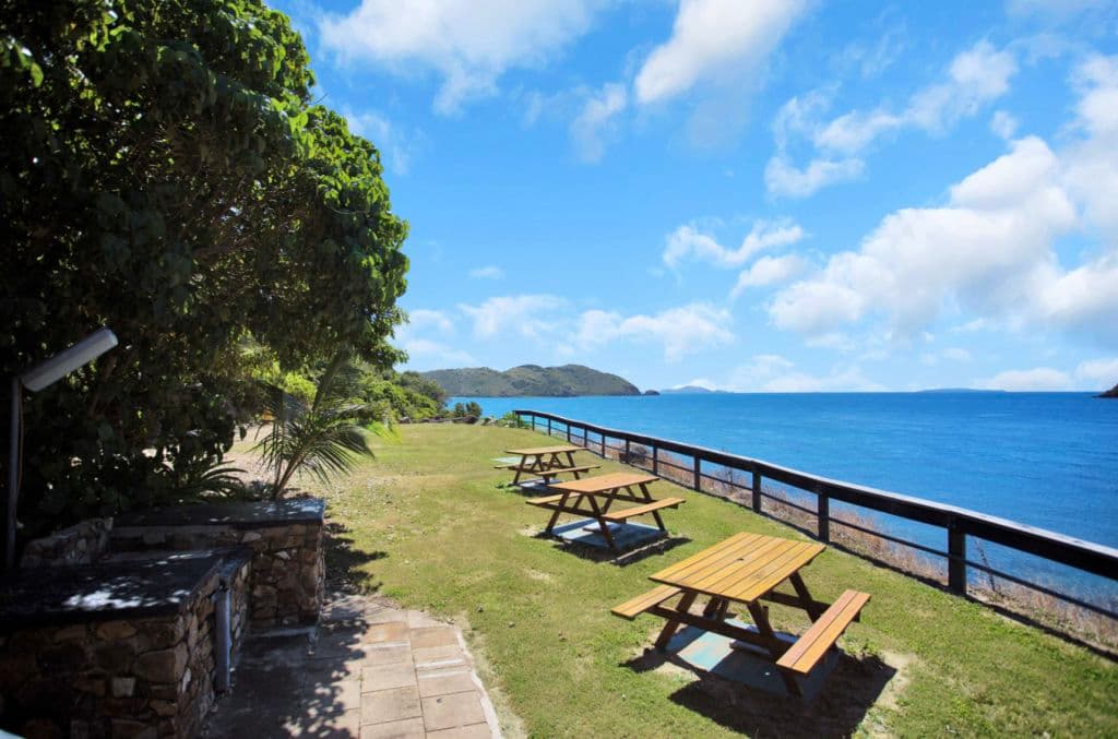 BBQ area on Keswick Island
