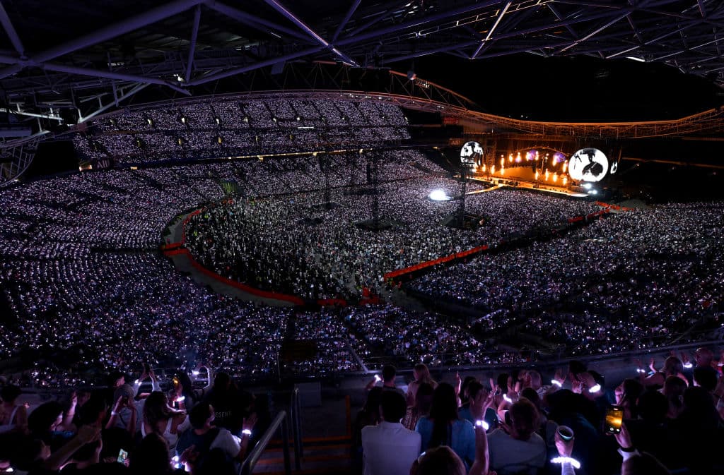 Venues NSW - Coldplay at Accor Stadium on the 6th Nov 2024 . Picture:Venues NSW/Gregg Porteous