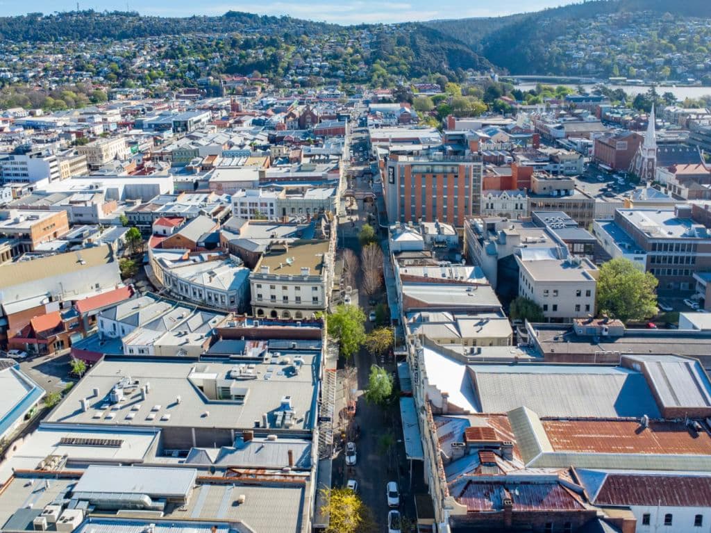 The Myer Building is in the heart of Launceston's CBD, where retail space is increasingly a rare commodity on the market.