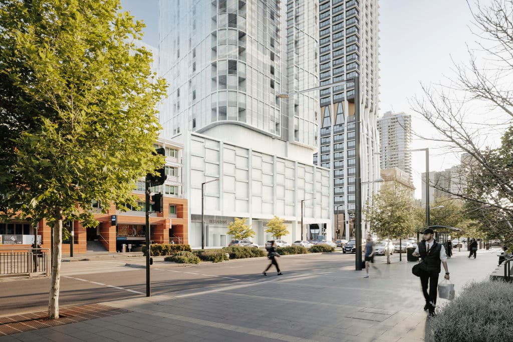 An artist's impression of the proposed Journal Student Living accomodation at 274-275 North Terrace