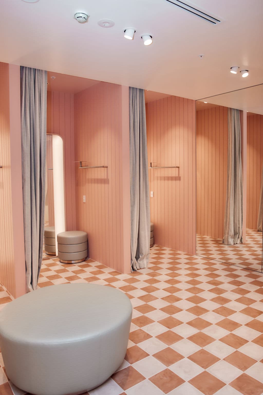 Change rooms offer a point of difference to the online shopping experience.