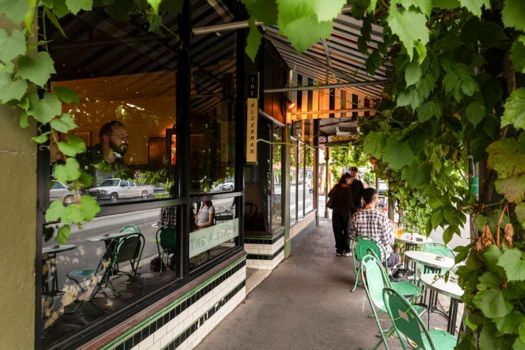 The footpath and entrance to The Alderman - a local favourite for two decades.