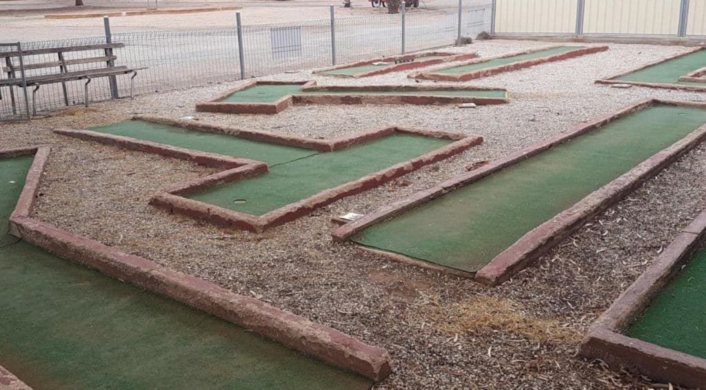 A mini-golf