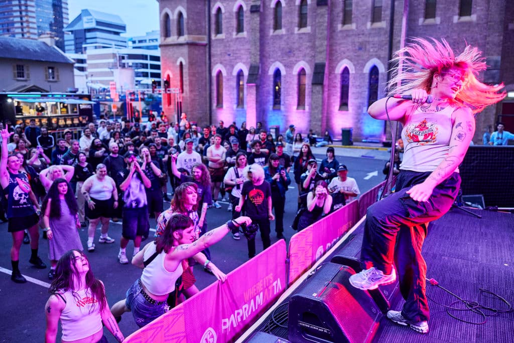 The annual Parramatta Lanes street festival.