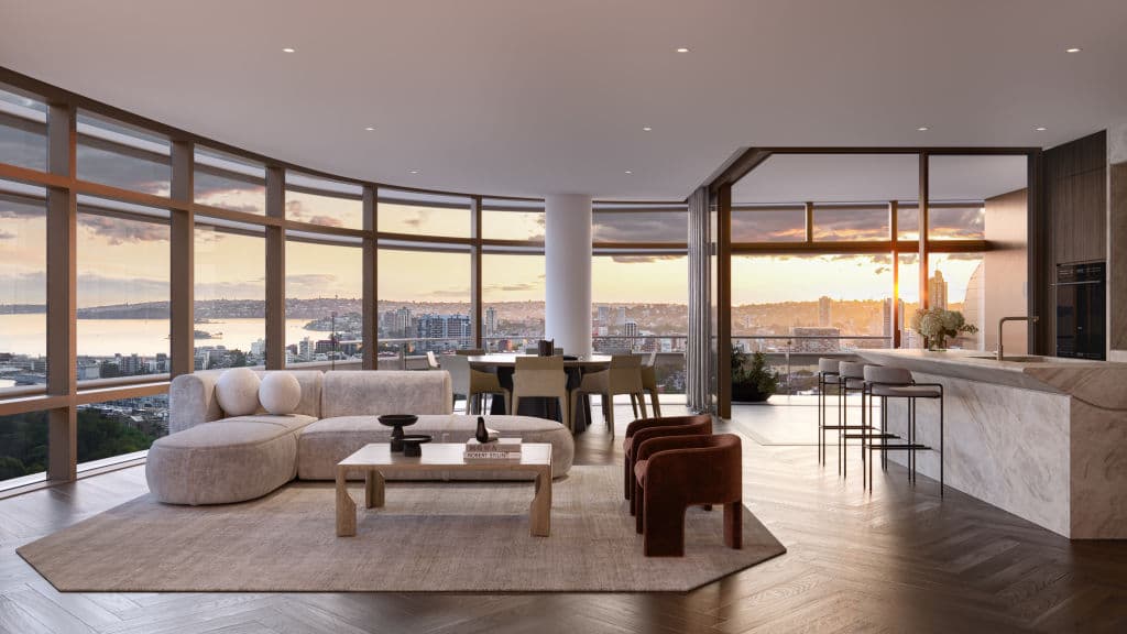 inside the apartment