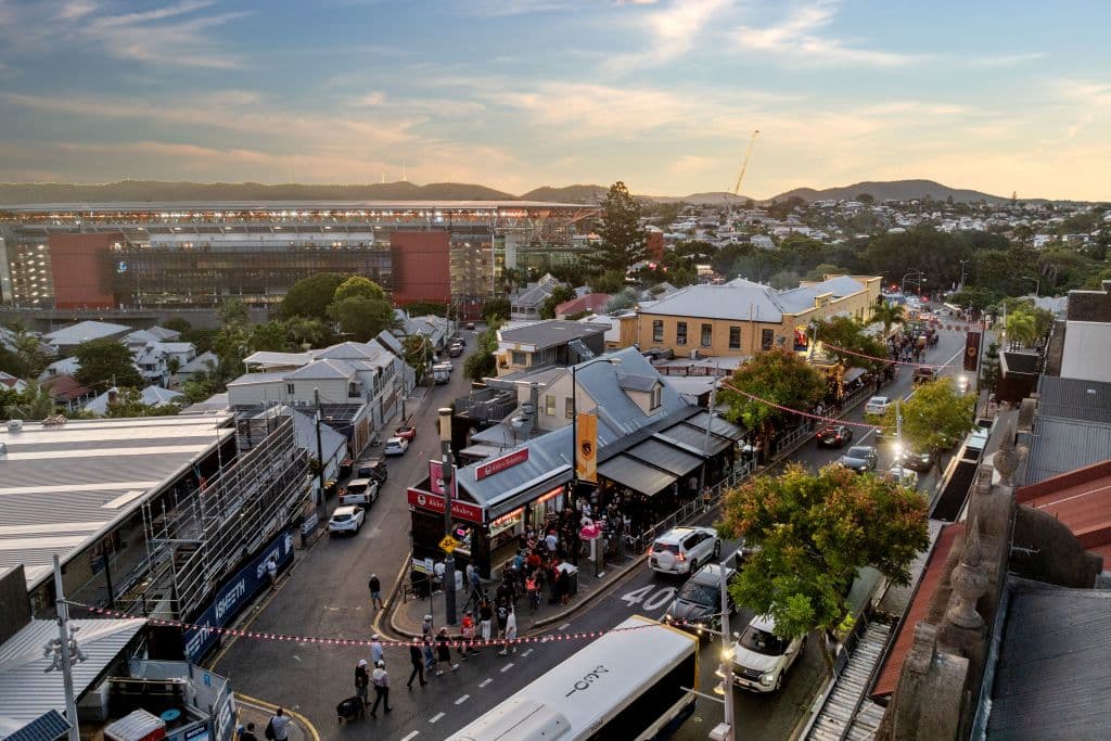 Brisbane, bar, restaurant, street