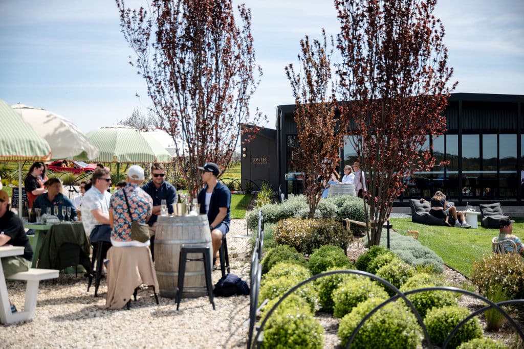 The restaurant and garden bar enhance how visitors experience Rowlee wines.
