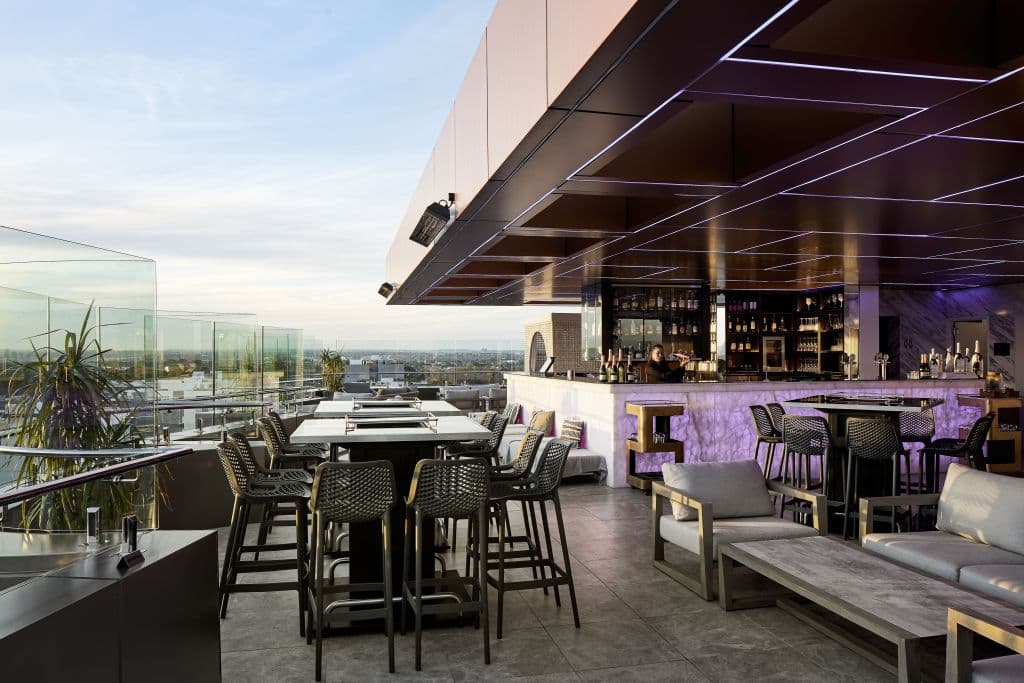 The Skye Bar at the Crowne Plaza Sydney Burwood.