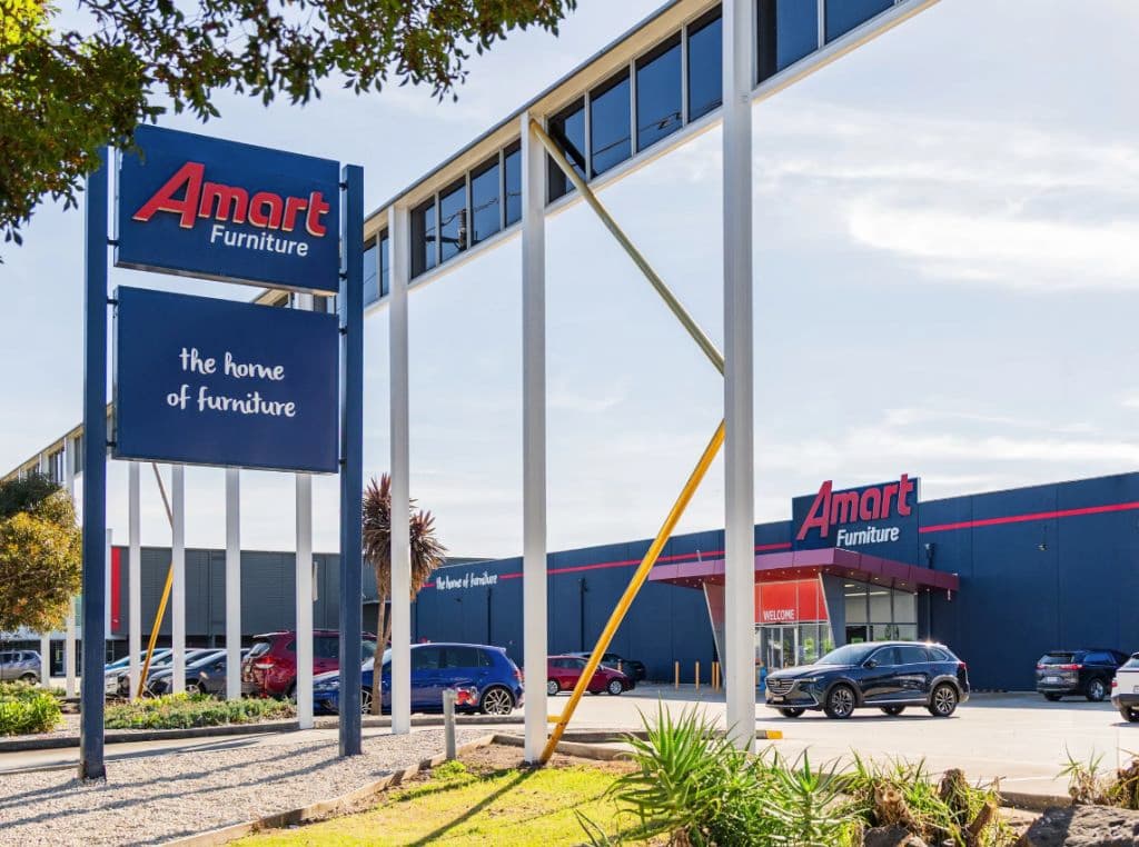 Amart Furniture spans more than 65 locations across the nation.