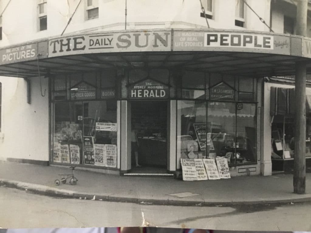An old black and white photo
