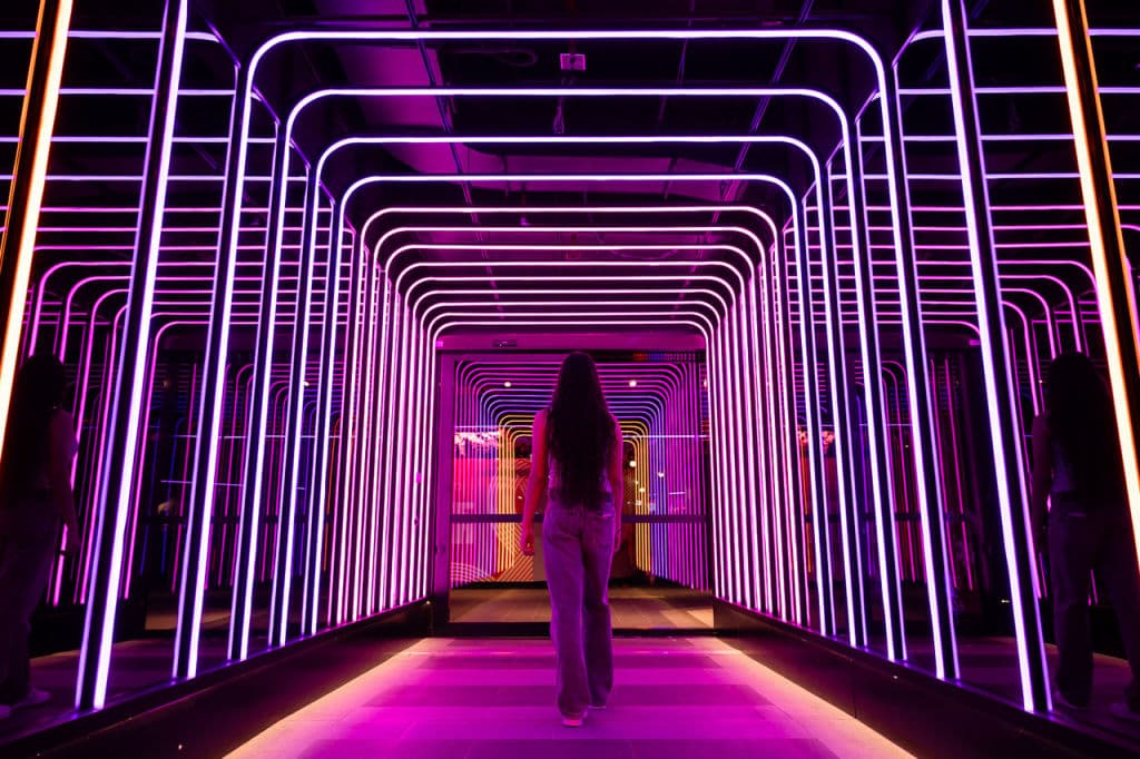 MELROSE CENTRAL Hometown Light Tunnel