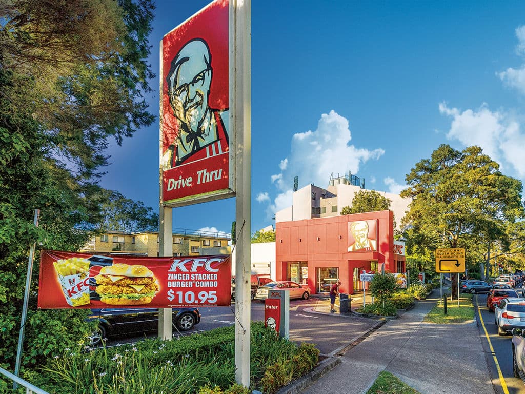 The KFC at Artarmon.
