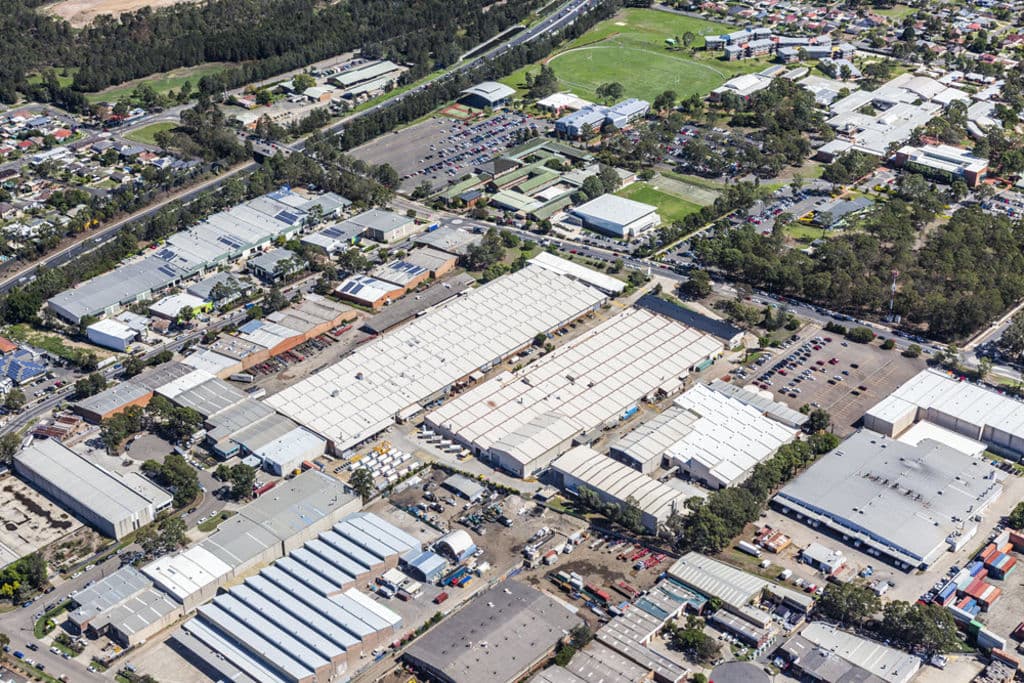 Strong fundamentals in Australia's industrial market and upcoming changes to negative gearing are enticing residential investors. Photo: Airphoto Australia
