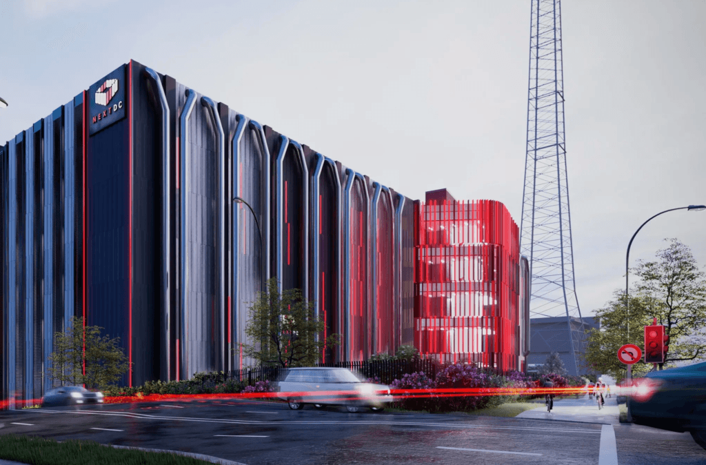 The NEXTDC S3 data centre in Artarmon on Sydney’s lower north shore.