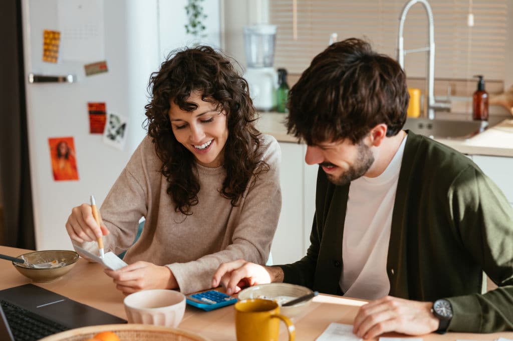 Couple, finance, home loan, paperwork