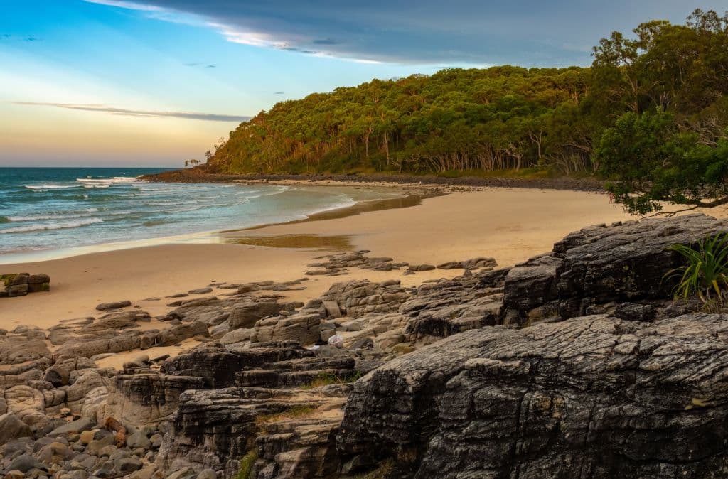 Noosa beaches are wedged between national park, rivers and expensive homes. Photo: LouieLea