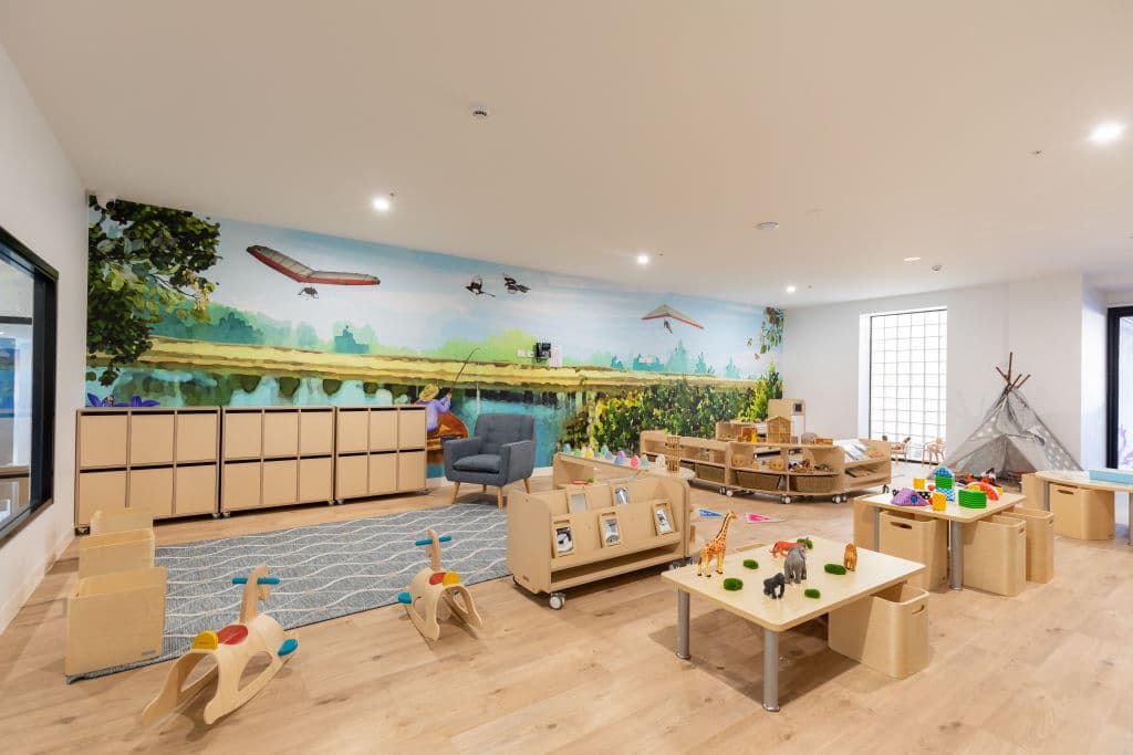 childcare centre indoor play space