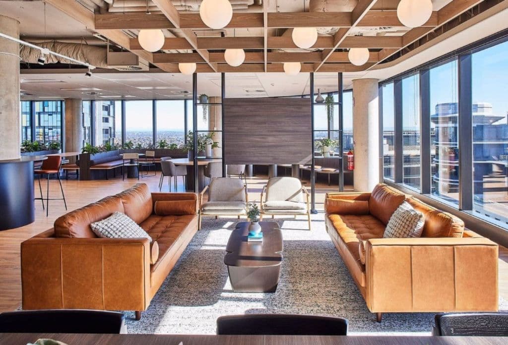 Office, windows, view