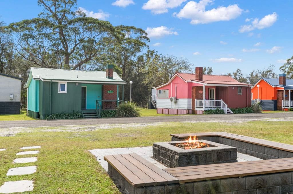 firepit, cabin
