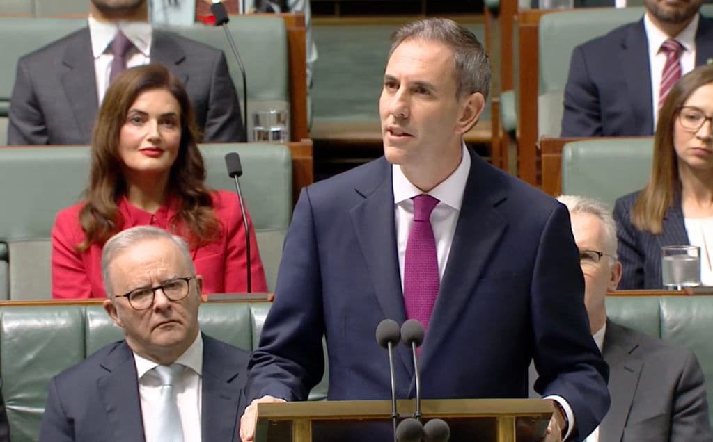 Treasurer Jim Chalmers announces the 2026 Federal Budget, 12 May 2026.