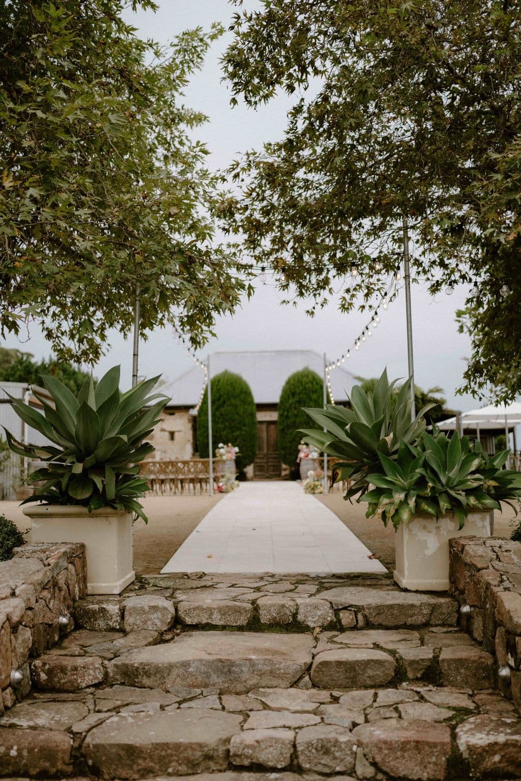 A romantic wedding at Cupitt's Estate, a family-run business between Milton and on the NSW South Coast.