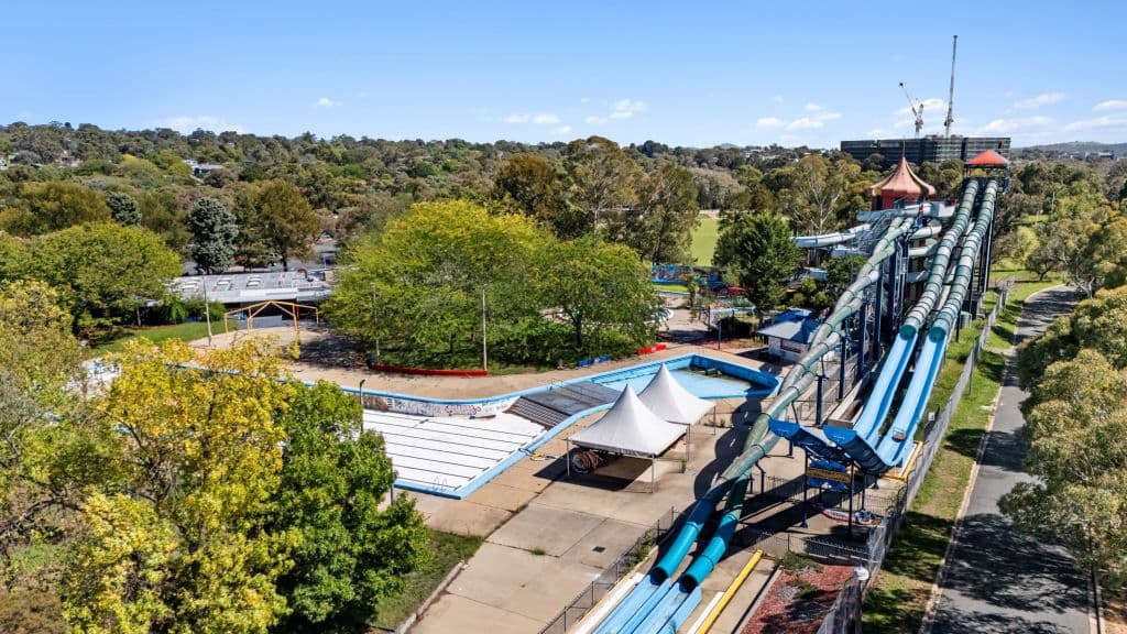 waterslides