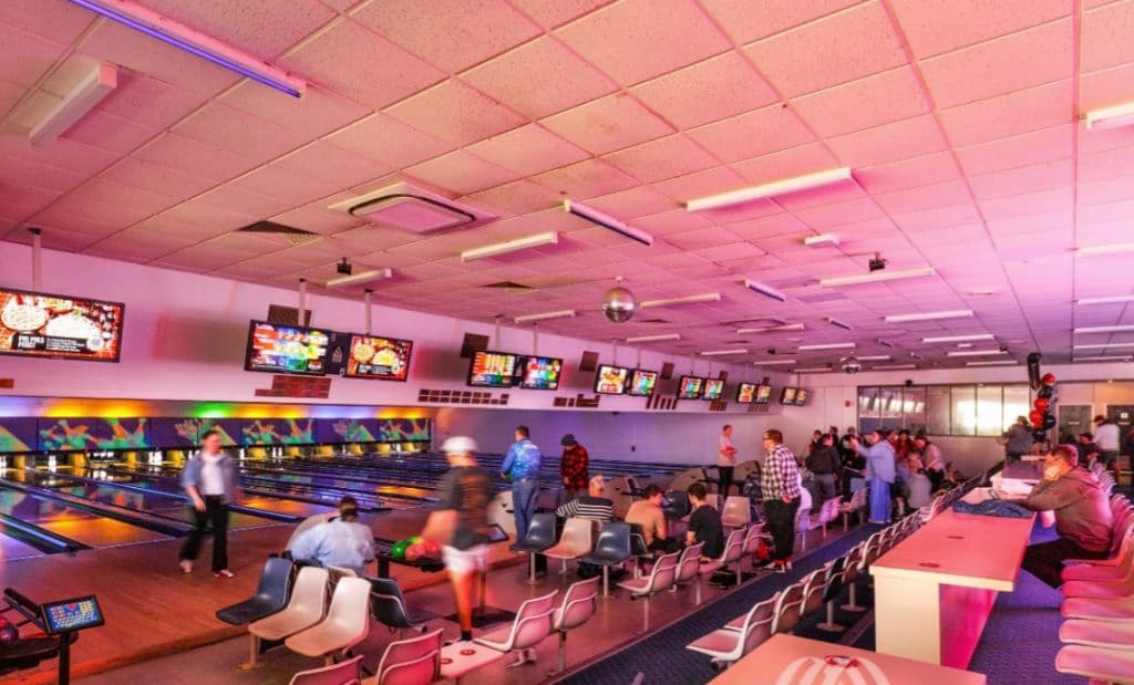 The venue was formerly home to AMF bowling before becoming Zone.